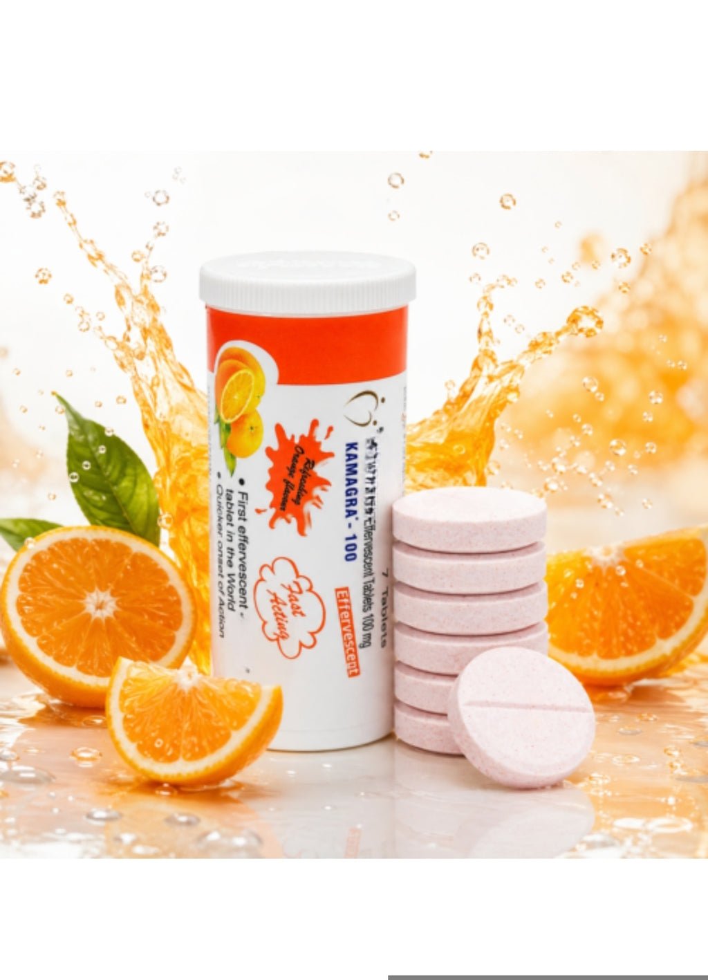 Effervescent tablets for increased stamina